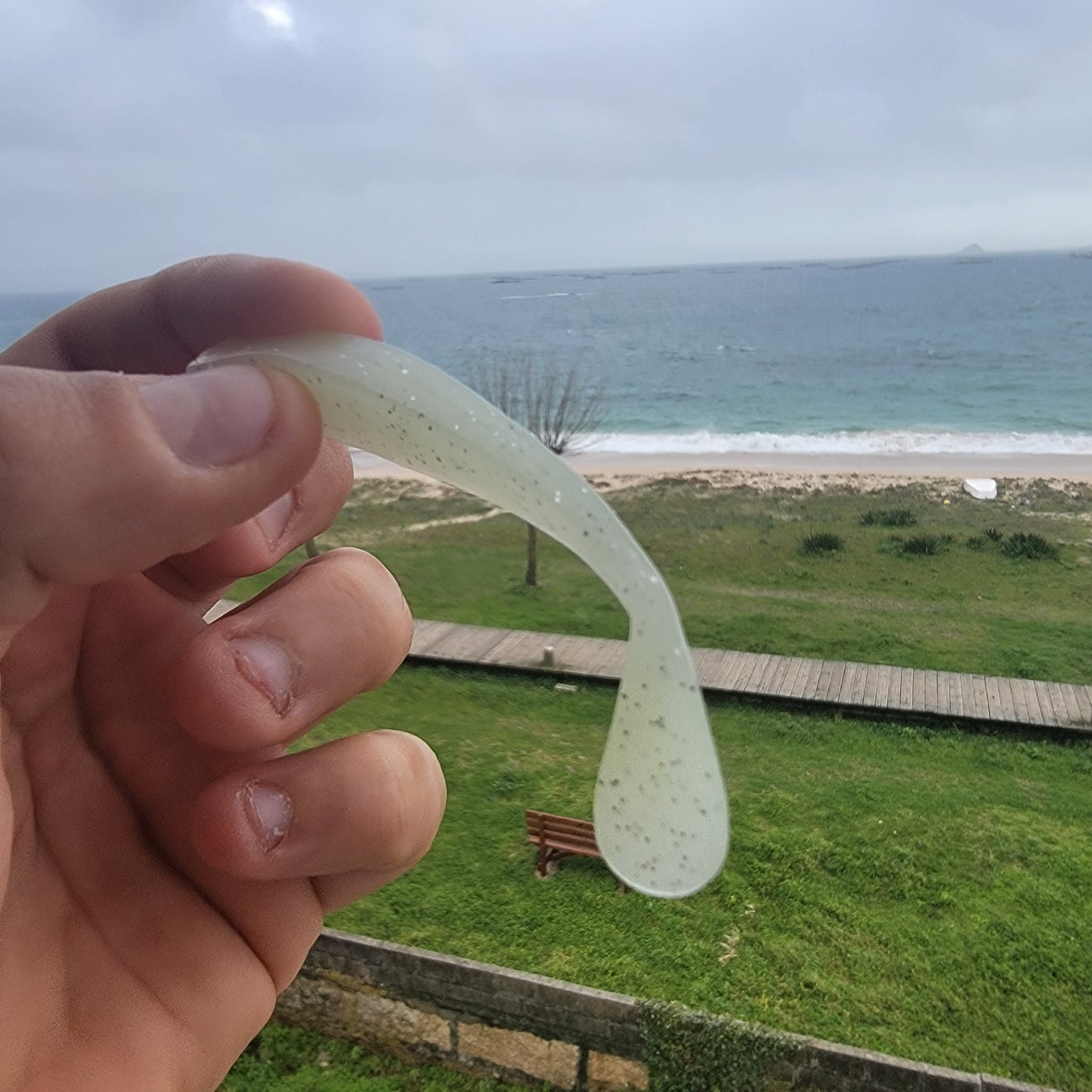 Pack Señuelos Blandos de Pesca 5 unidades color Glow