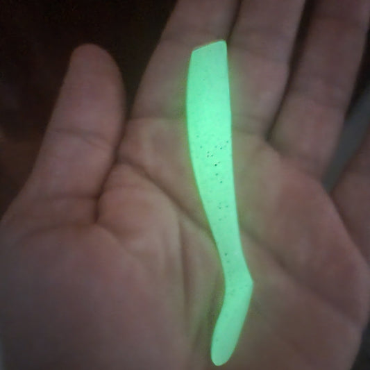 Pack Señuelos Blandos de Pesca 5 unidades color Glow