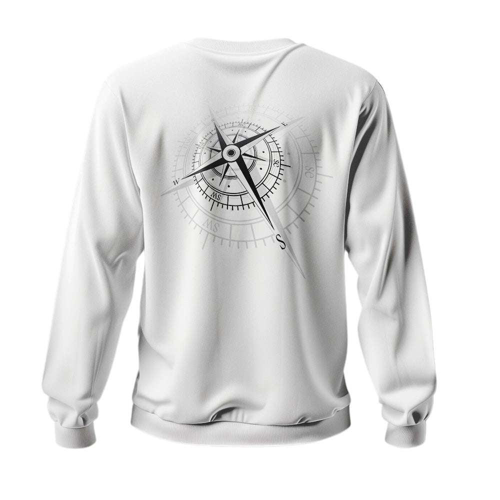 Sudadera Rosa de los Vientos sin capucha