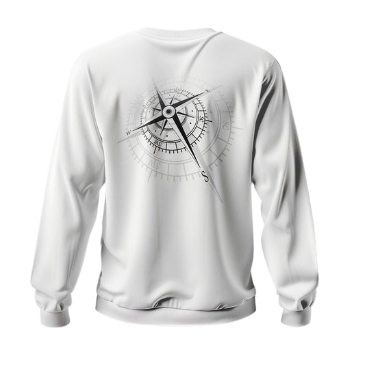 Sudadera Rosa de los Vientos sin capucha