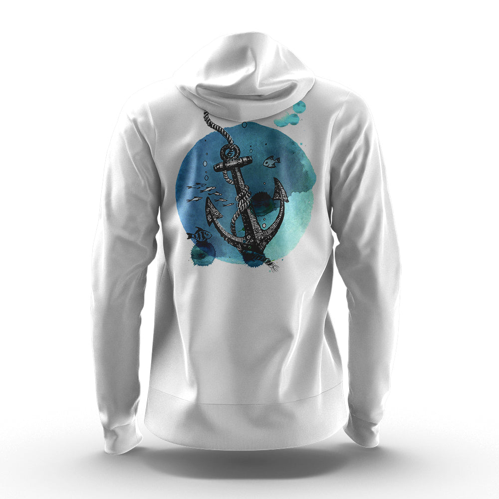 Sudadera con capucha Ancla