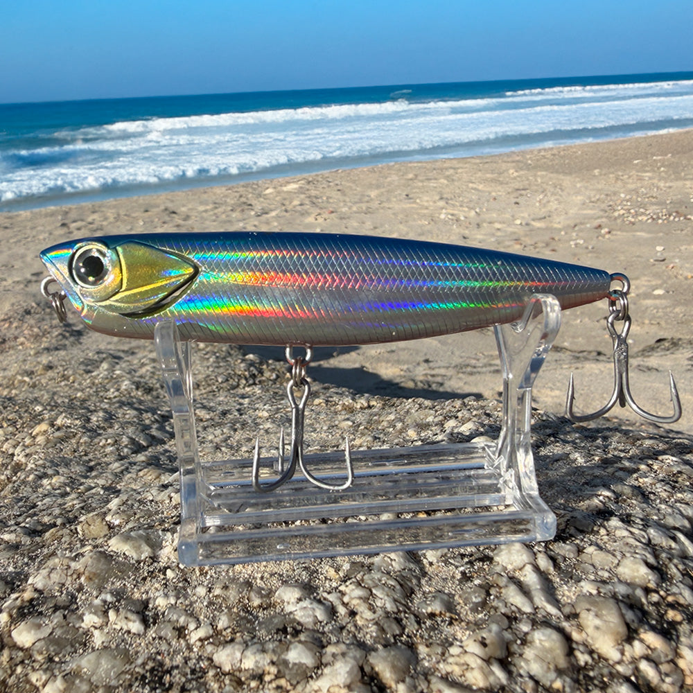 Señuelo de Superficie para Pescar Lubinas a Spinning MR Salty Fury 100, 17.5 gramos