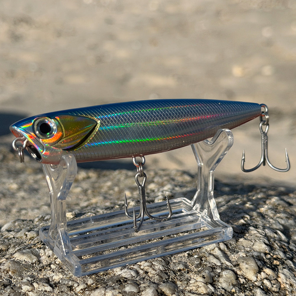 Señuelo de Superficie para Pescar Lubinas a Spinning MR Salty Fury 100, 17.5 gramos