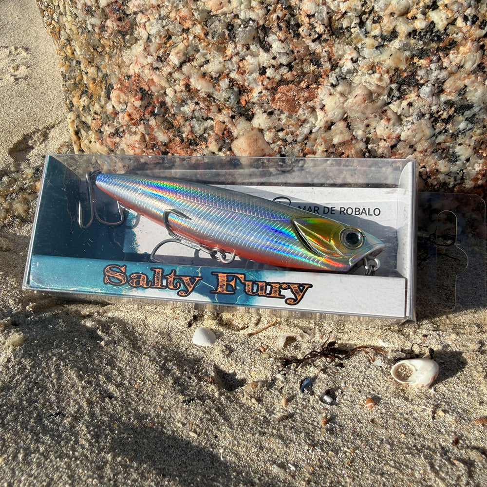 MR Salty Fury 10 cm, 17.5 gramos | Paseantes de Superficie | Mar de Robalo