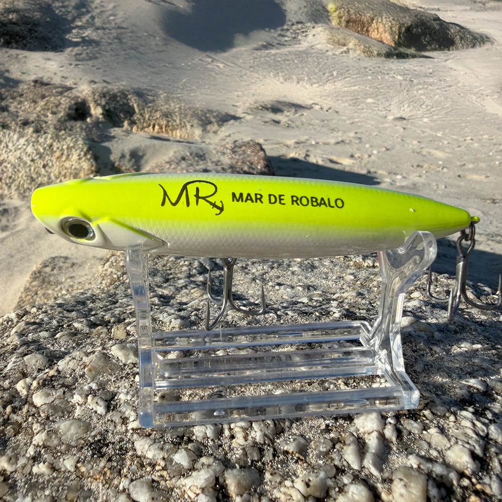 Salty Fury 100 Citrus – Paseante de Superficie 10 cm | Mar de Robalo