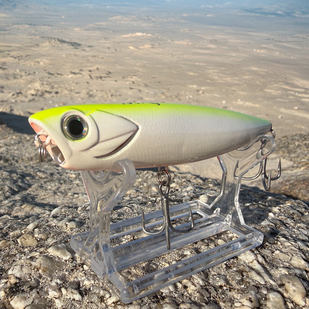 Salty Fury 100 Citrus – Paseante de Superficie 10 cm | Mar de Robalo
