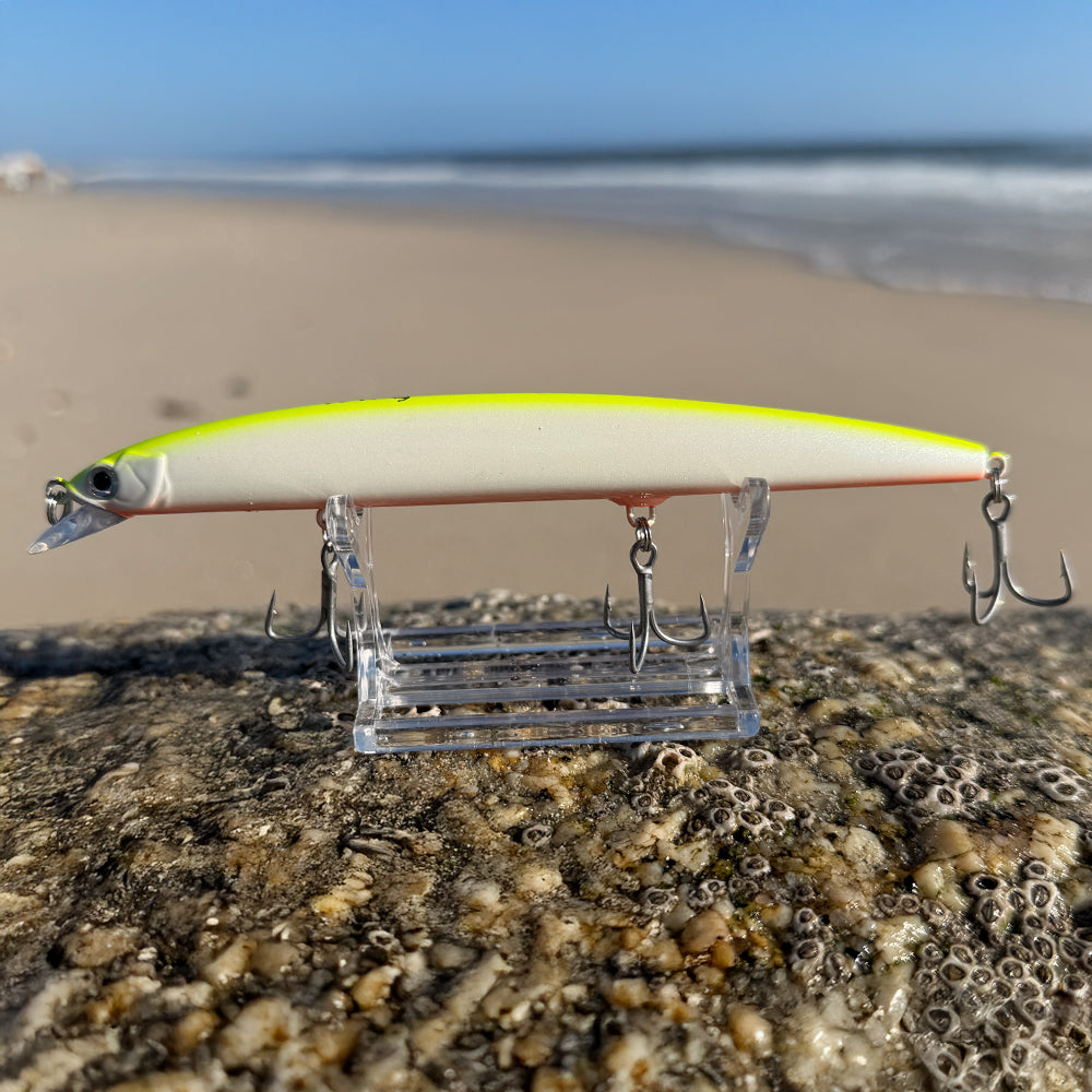 Pack de 3 señuelos para pescar de Noche MR Labrax 140mm