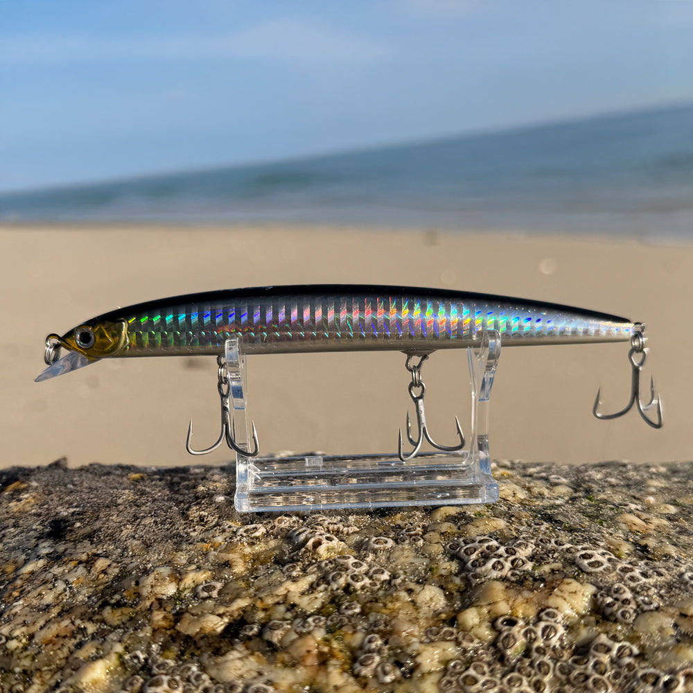 Señuelo de Pesca a Spinning MR Labrax 140 color Coal