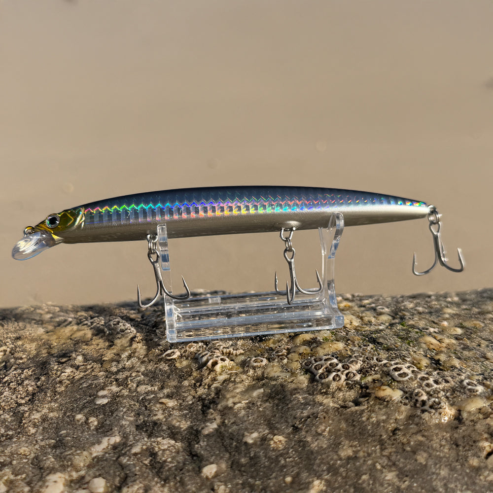 Señuelo de Pesca a Spinning MR Labrax 140 color Coal