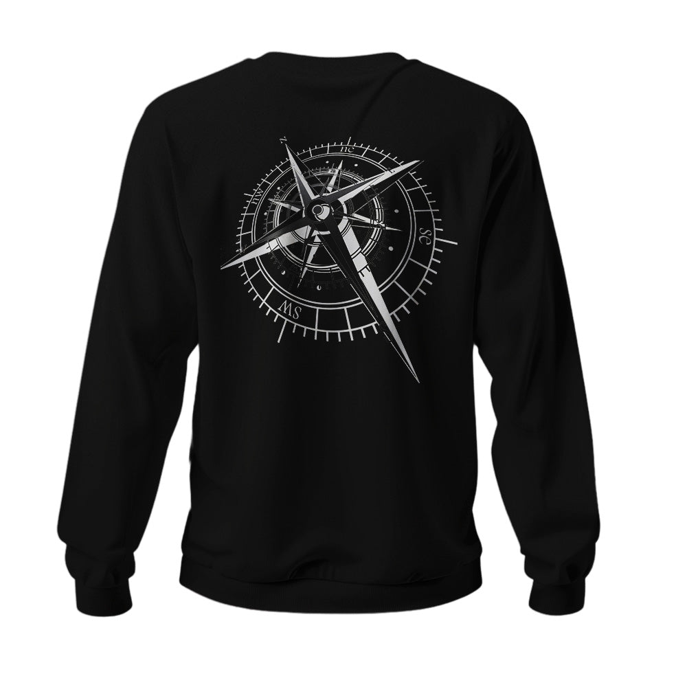 Sudadera Rosa de los Vientos sin capucha