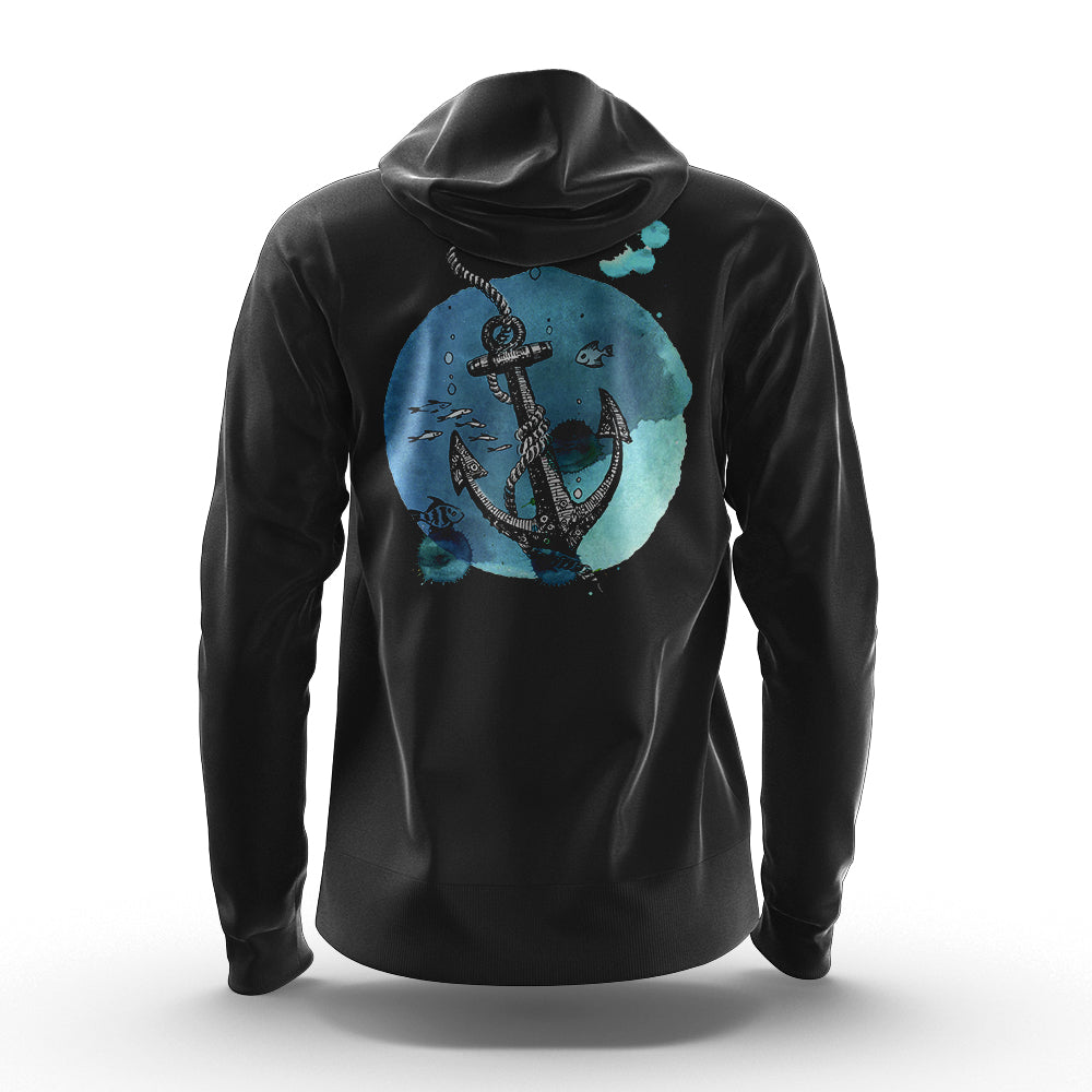 Sudadera con capucha Ancla