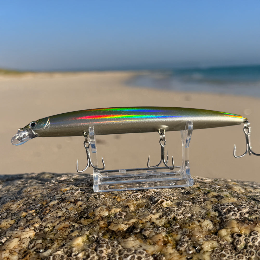 Señuelo de Pesca a Spinning MR Labrax 140 color Oliva