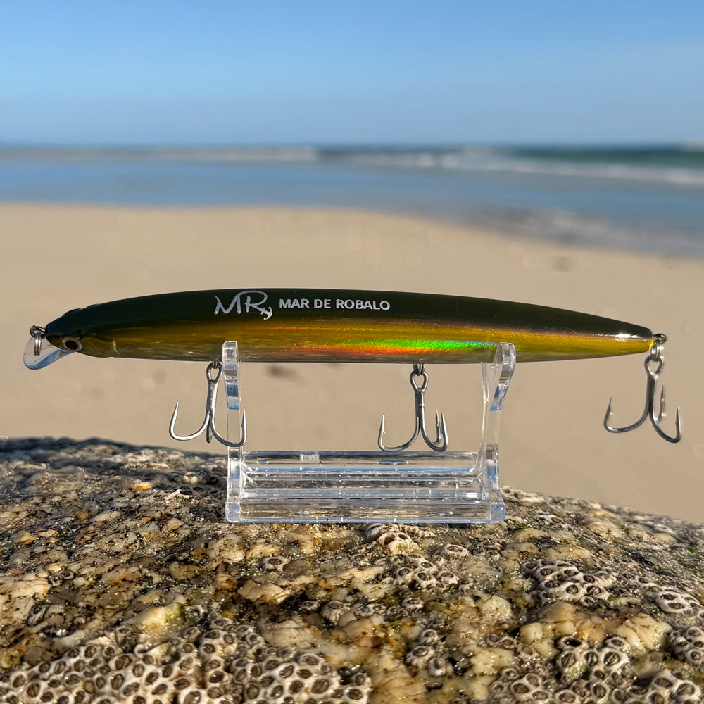 Señuelo de Pesca a Spinning MR Labrax 140 color Oliva