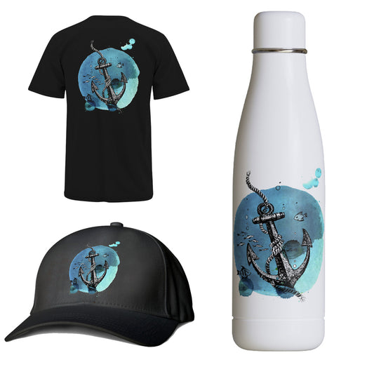 Pack Ancla | Camiseta, Gorra y Termo