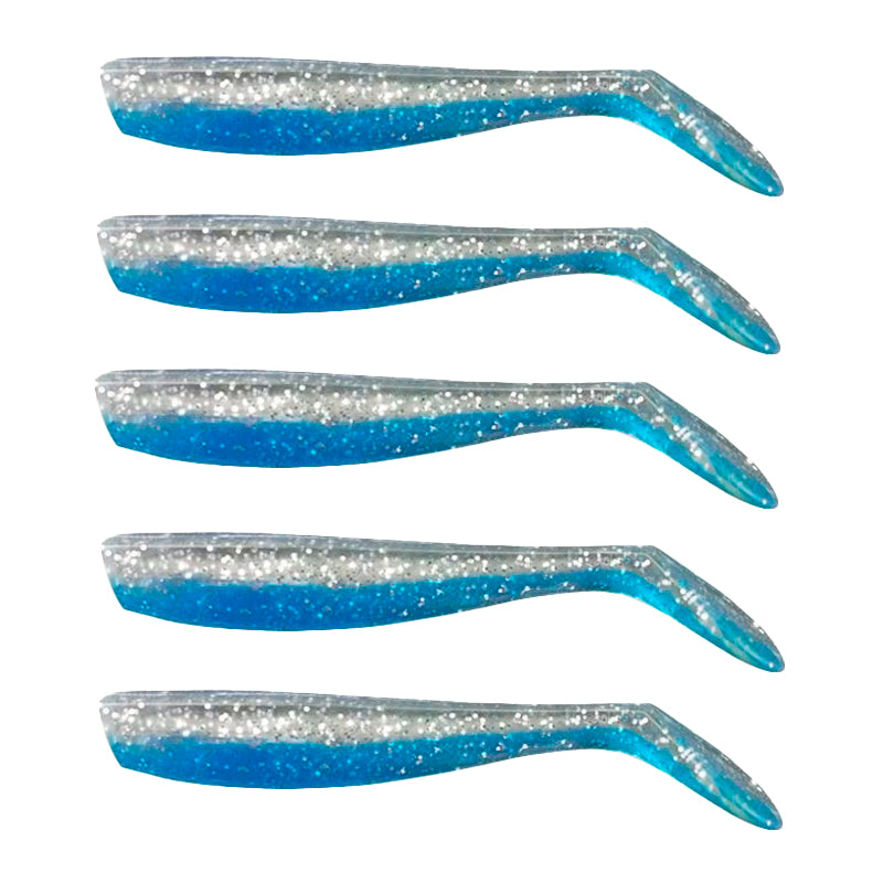 Señuelos Blandos de Pesca - Vinilos para Pescar 8.5 cm 4.4 grs | Packs 6 colores a Elegir