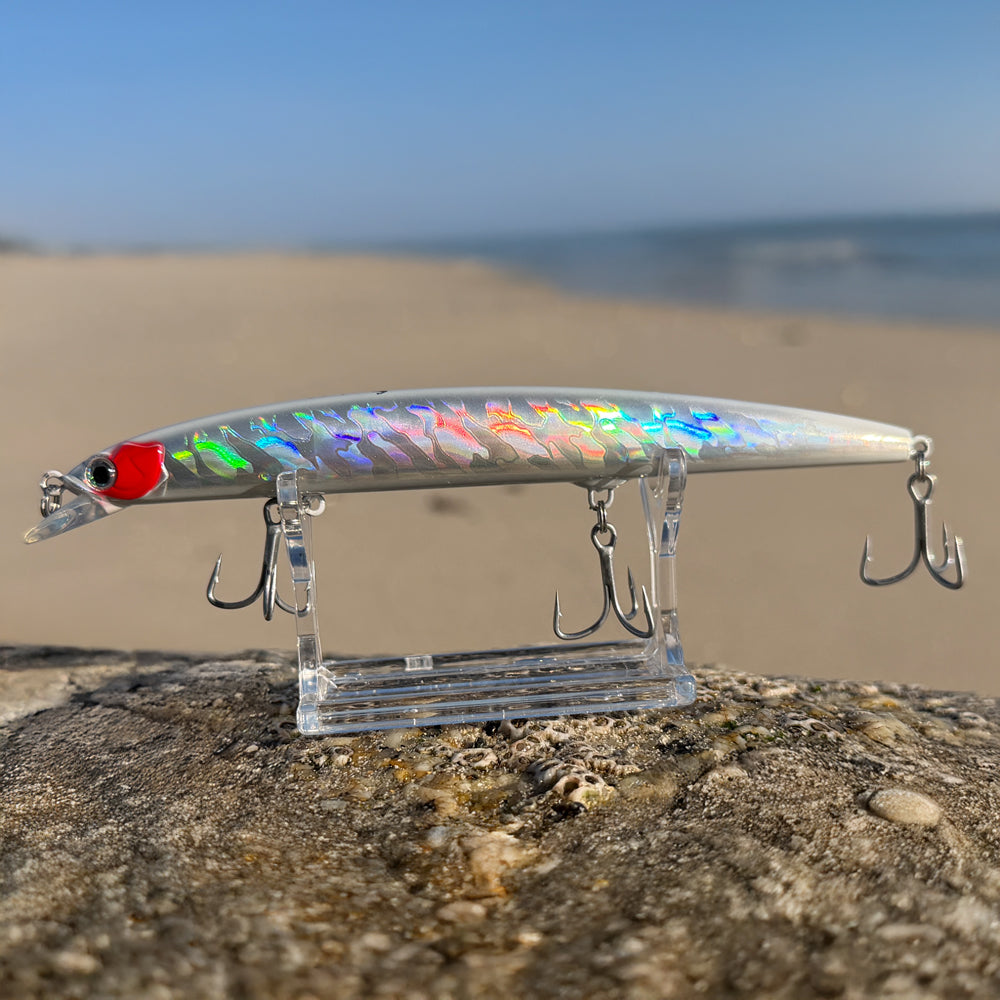 Señuelo de Pesca a Spinning MR Labrax 140 color Pearl