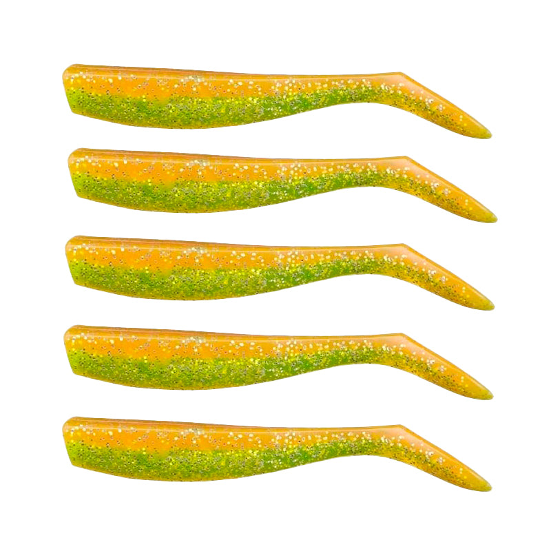 Señuelos Blandos de Pesca - Vinilos para Pescar 8.5 cm 4.4 grs | Packs 6 colores a Elegir